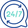 24/7 Availibility for patients care.